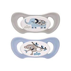 nip® Dentalschnuller Miss Denti 2er-Pack Boy, Größe 1