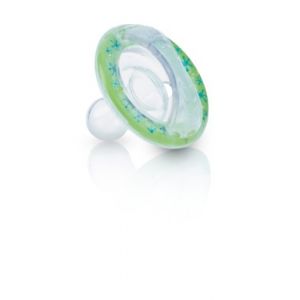 Nuby Soft-Flex Beruhigungssauger Kirschform, grün