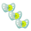 2 Latex 6-14 Monate Dentistar 1 x Schnuller Beruhigungssauger mit Ring Gr 