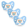 Baby Nuckel Silikon In Größe 2 Dentistar® Schnuller 3Er Set Von 6-14 Monat 