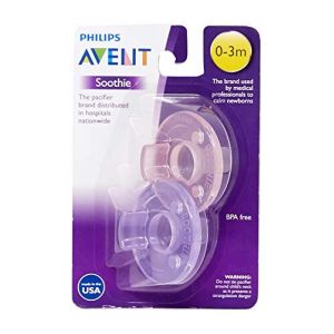 Avent - 2x Soothie Baby Schnuller, 0-3 Monate in rosa/lila