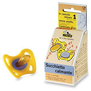 Mollis Kautschuk Beruhigungssauger Gr.1 ohne Ring